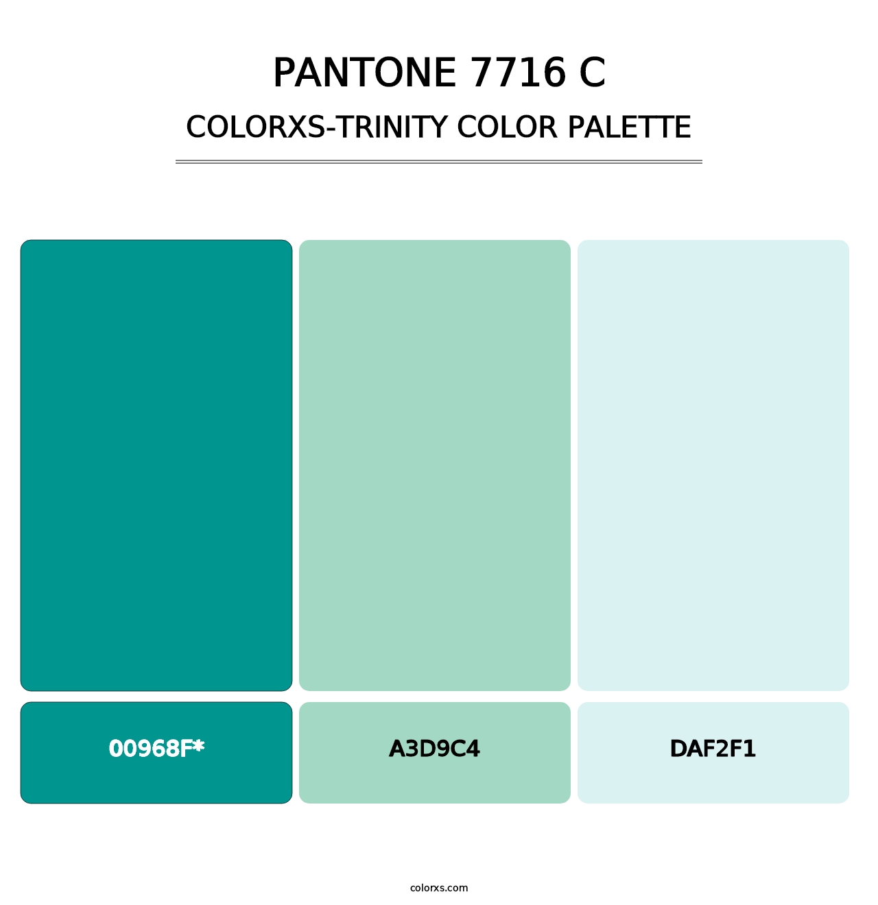 PANTONE 7716 C - Colorxs Trinity Palette