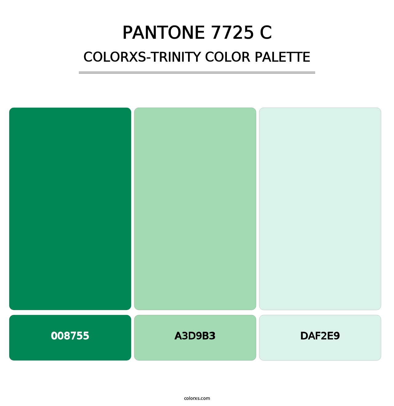 PANTONE 7725 C - Colorxs Trinity Palette