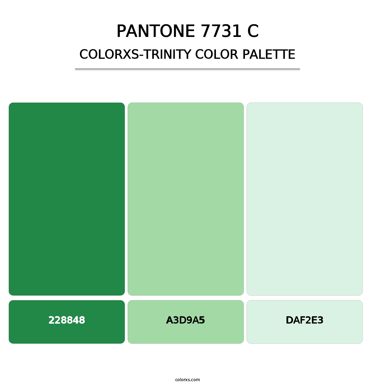 PANTONE 7731 C - Colorxs Trinity Palette