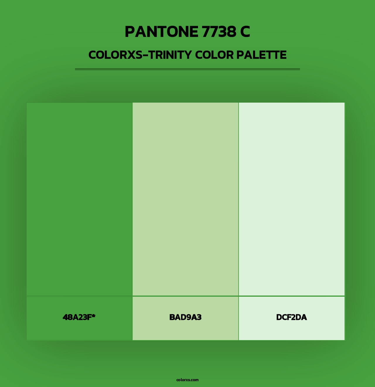 PANTONE 7738 C - Colorxs Trinity Palette