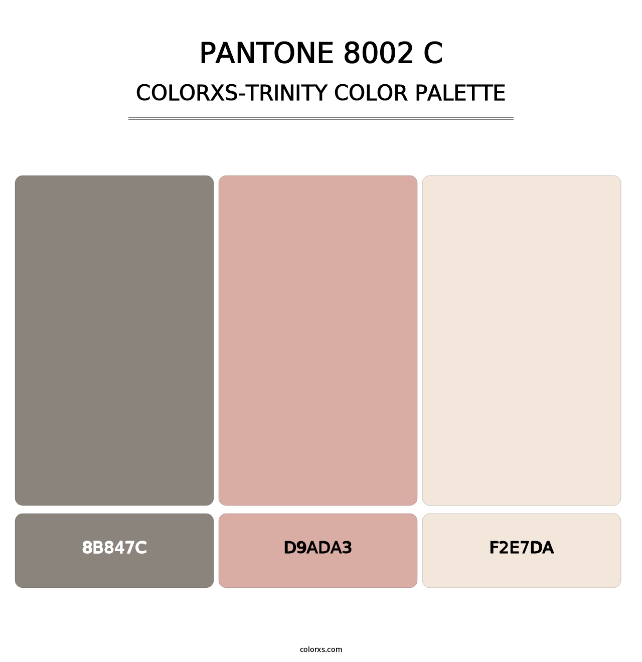 PANTONE 8002 C - Colorxs Trinity Palette
