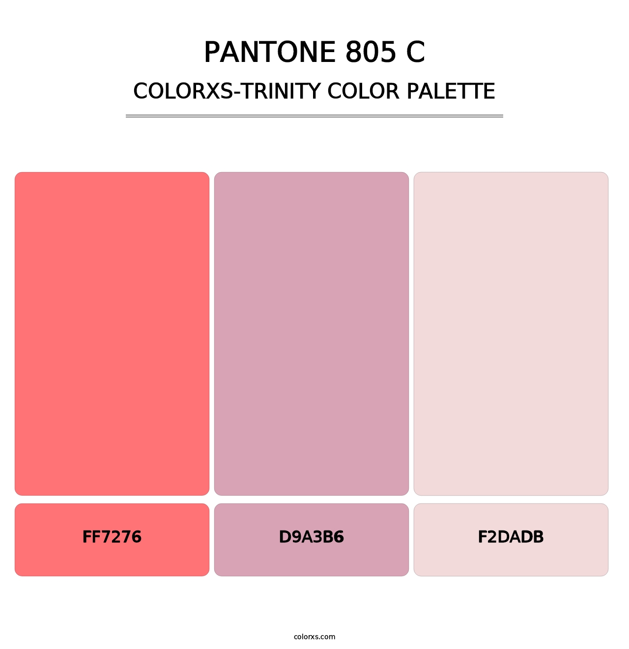PANTONE 805 C - Colorxs Trinity Palette