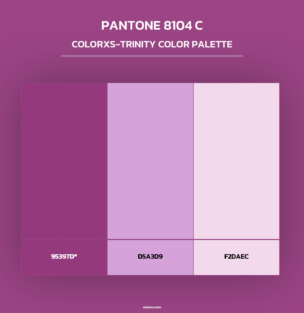 PANTONE 8104 C - Colorxs Trinity Palette