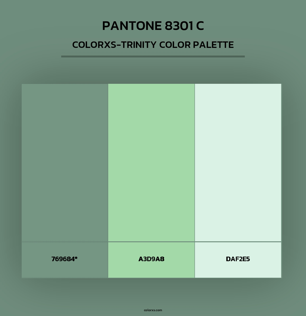 PANTONE 8301 C - Colorxs Trinity Palette