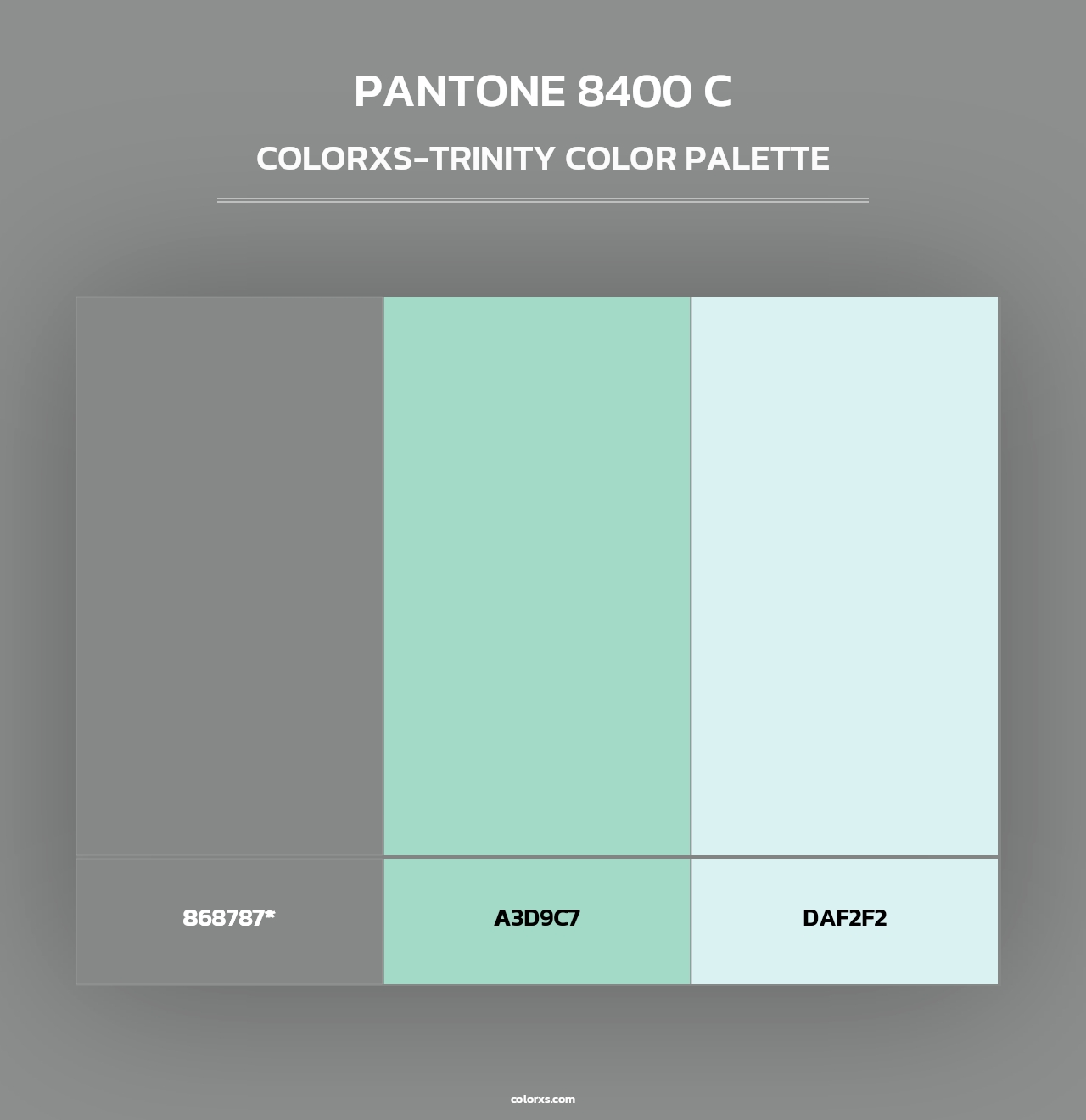 PANTONE 8400 C - Colorxs Trinity Palette