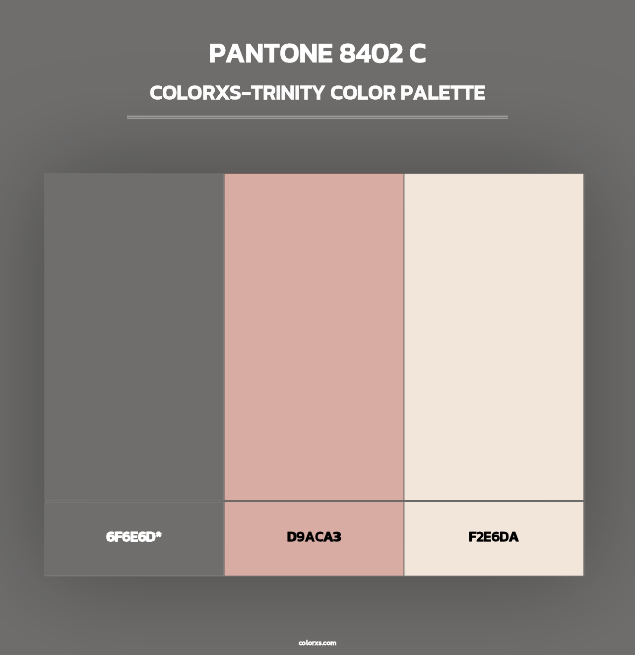 PANTONE 8402 C - Colorxs Trinity Palette