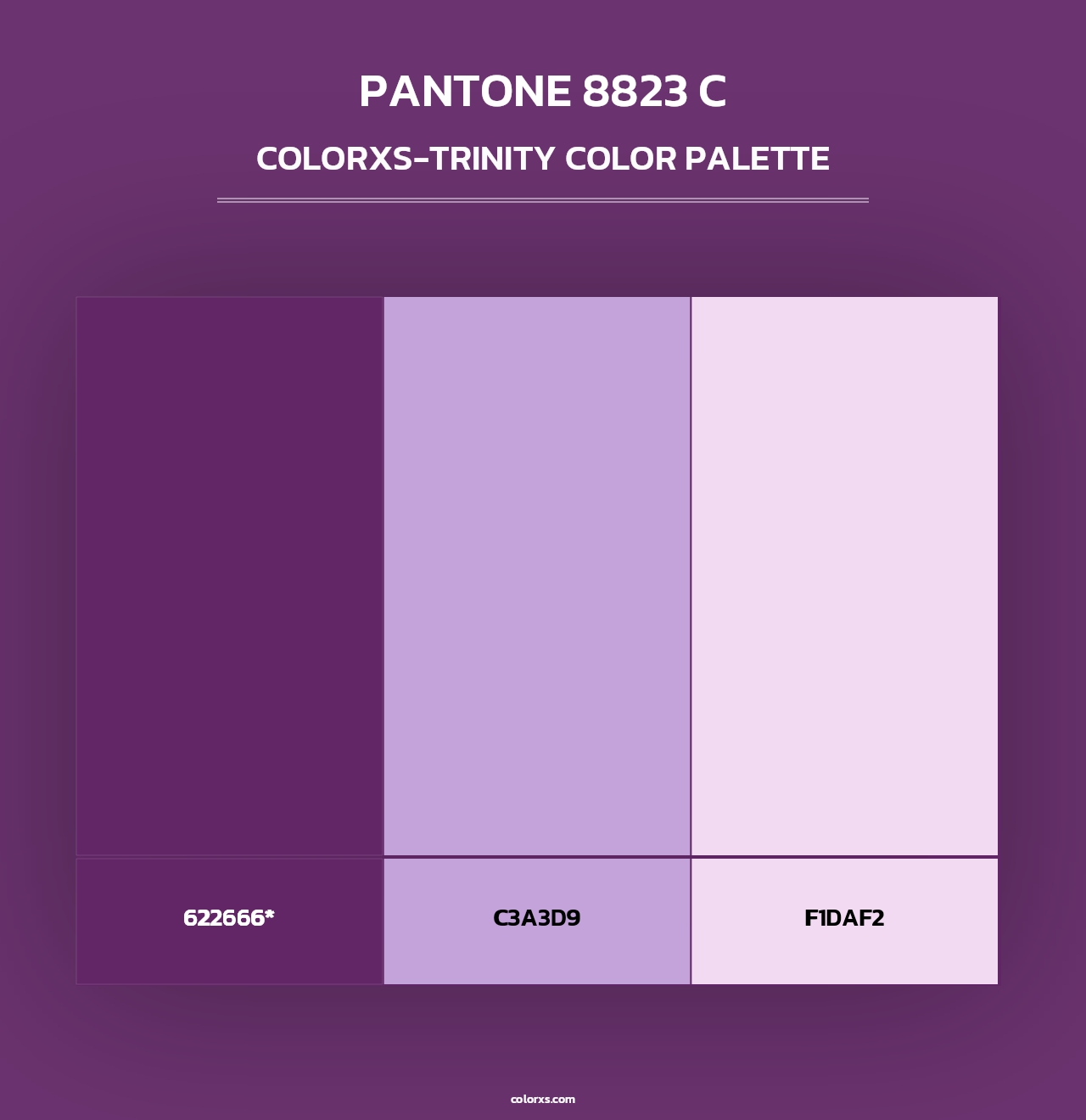 PANTONE 8823 C - Colorxs Trinity Palette