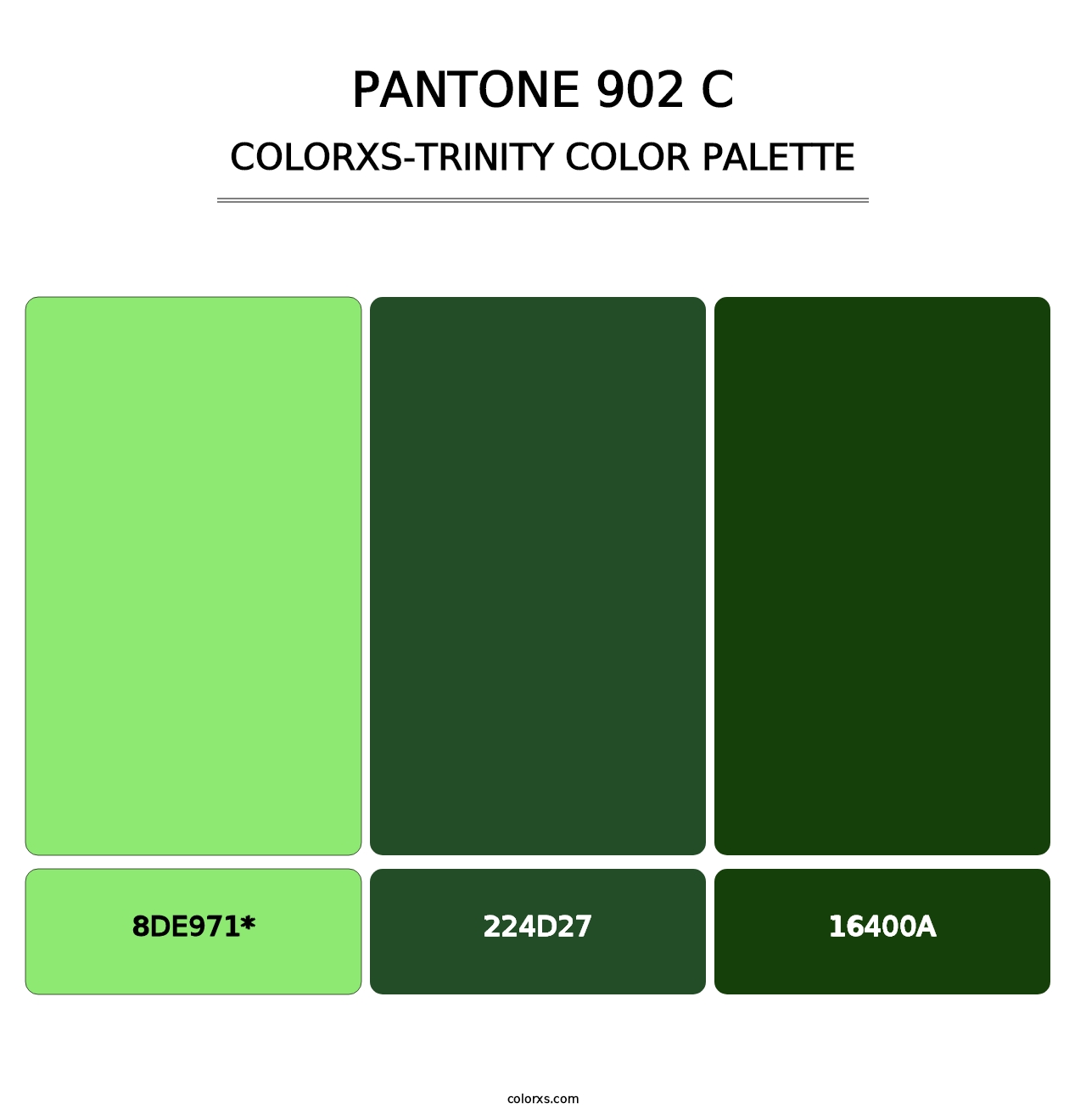 PANTONE 902 C - Colorxs Trinity Palette