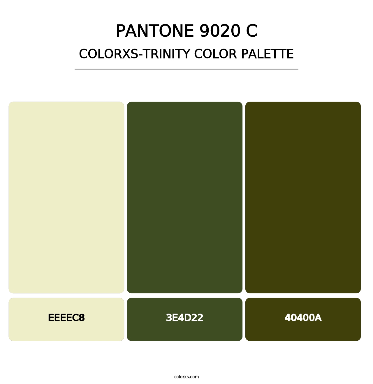 PANTONE 9020 C - Colorxs Trinity Palette