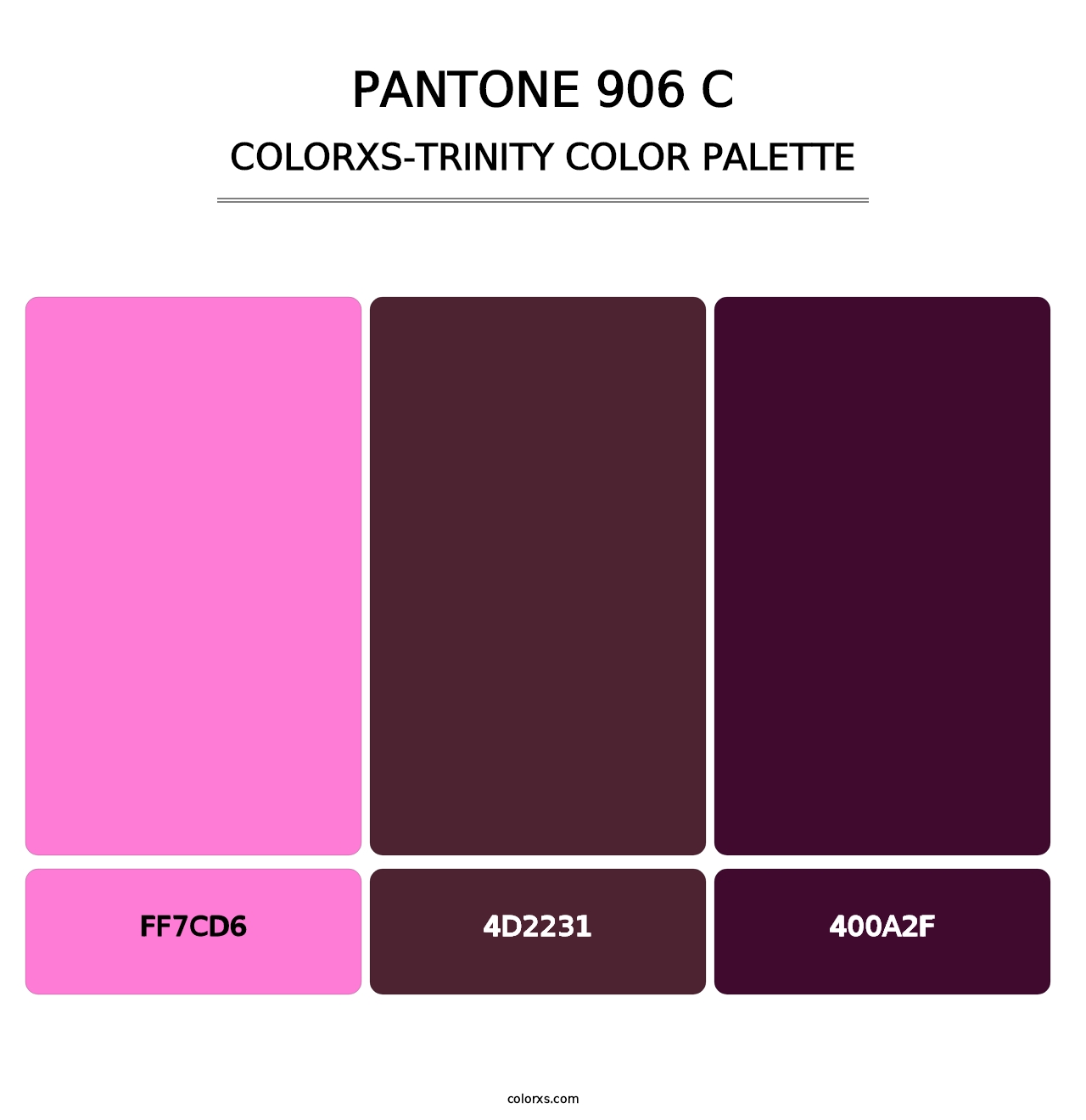 PANTONE 906 C - Colorxs Trinity Palette