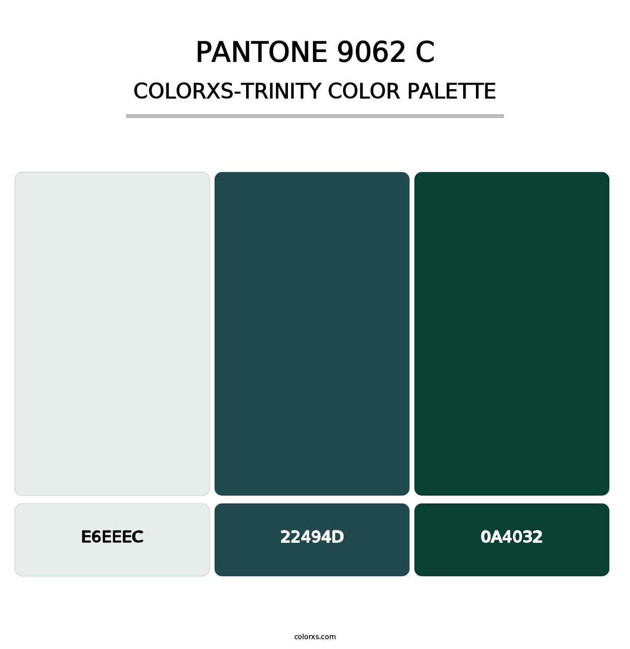 PANTONE 9062 C - Colorxs Trinity Palette