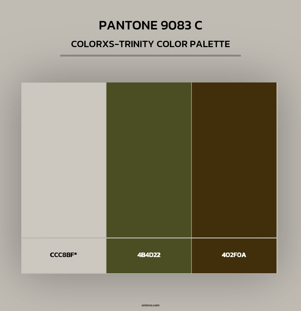 PANTONE 9083 C - Colorxs Trinity Palette