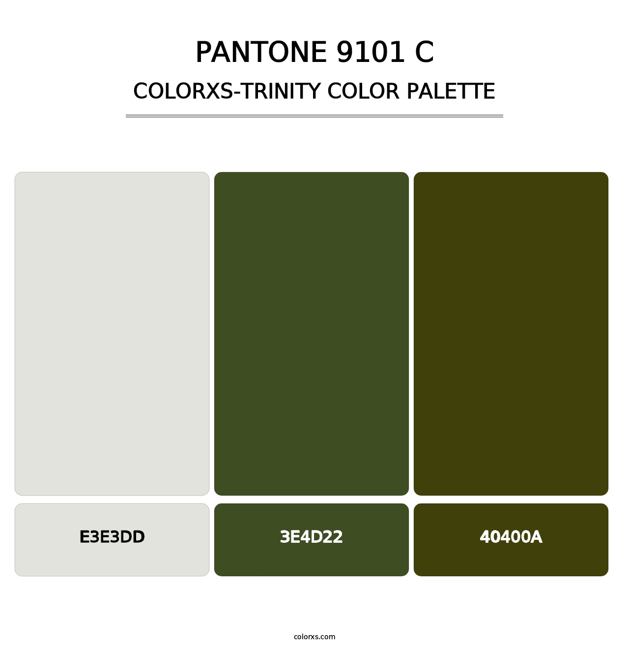 PANTONE 9101 C - Colorxs Trinity Palette