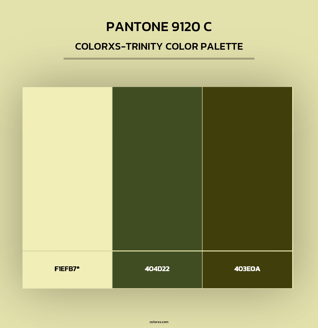PANTONE 9120 C - Colorxs Trinity Palette
