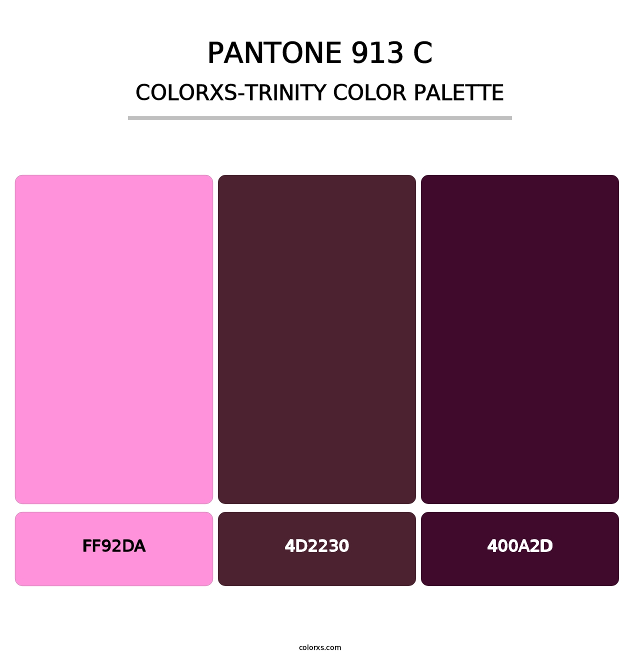 PANTONE 913 C - Colorxs Trinity Palette