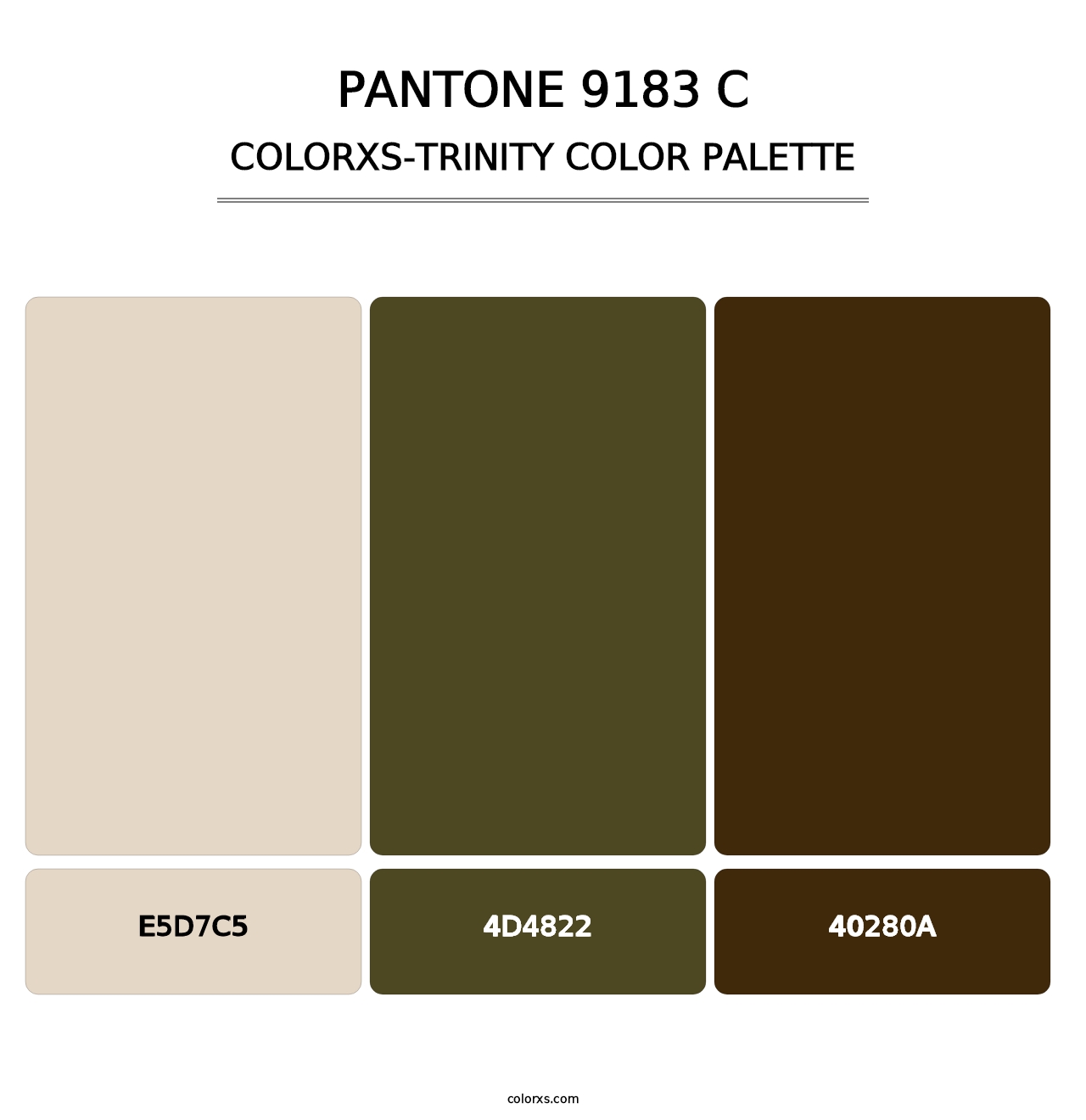 PANTONE 9183 C - Colorxs Trinity Palette