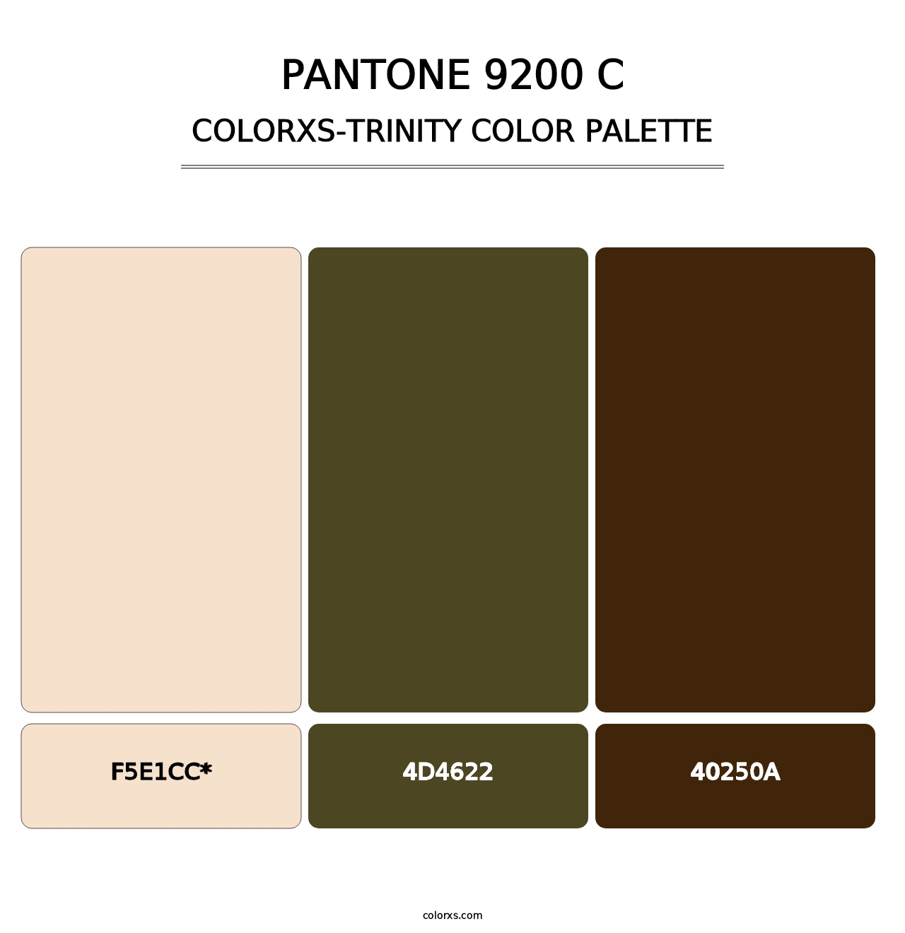 PANTONE 9200 C - Colorxs Trinity Palette