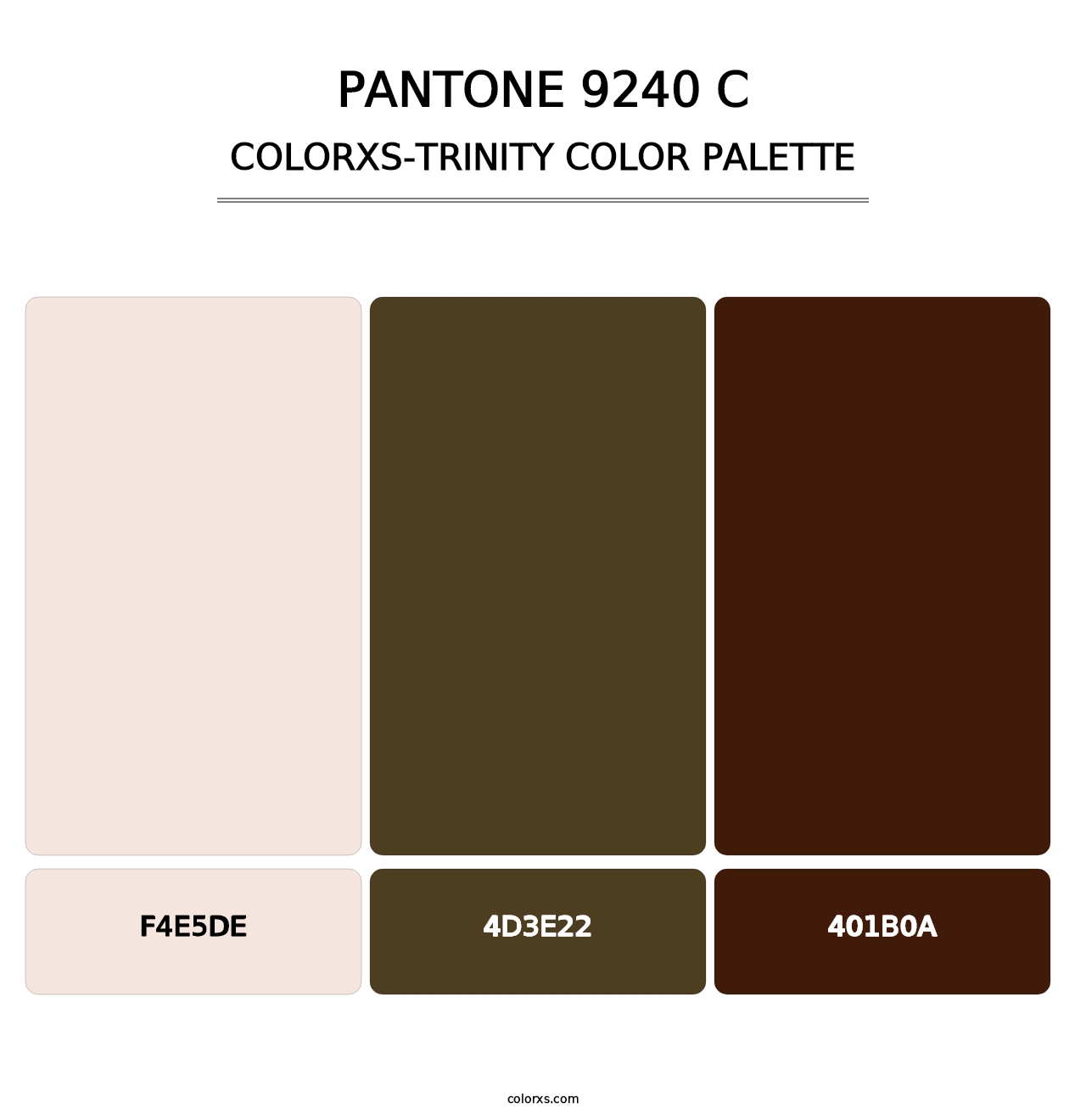 PANTONE 9240 C - Colorxs Trinity Palette