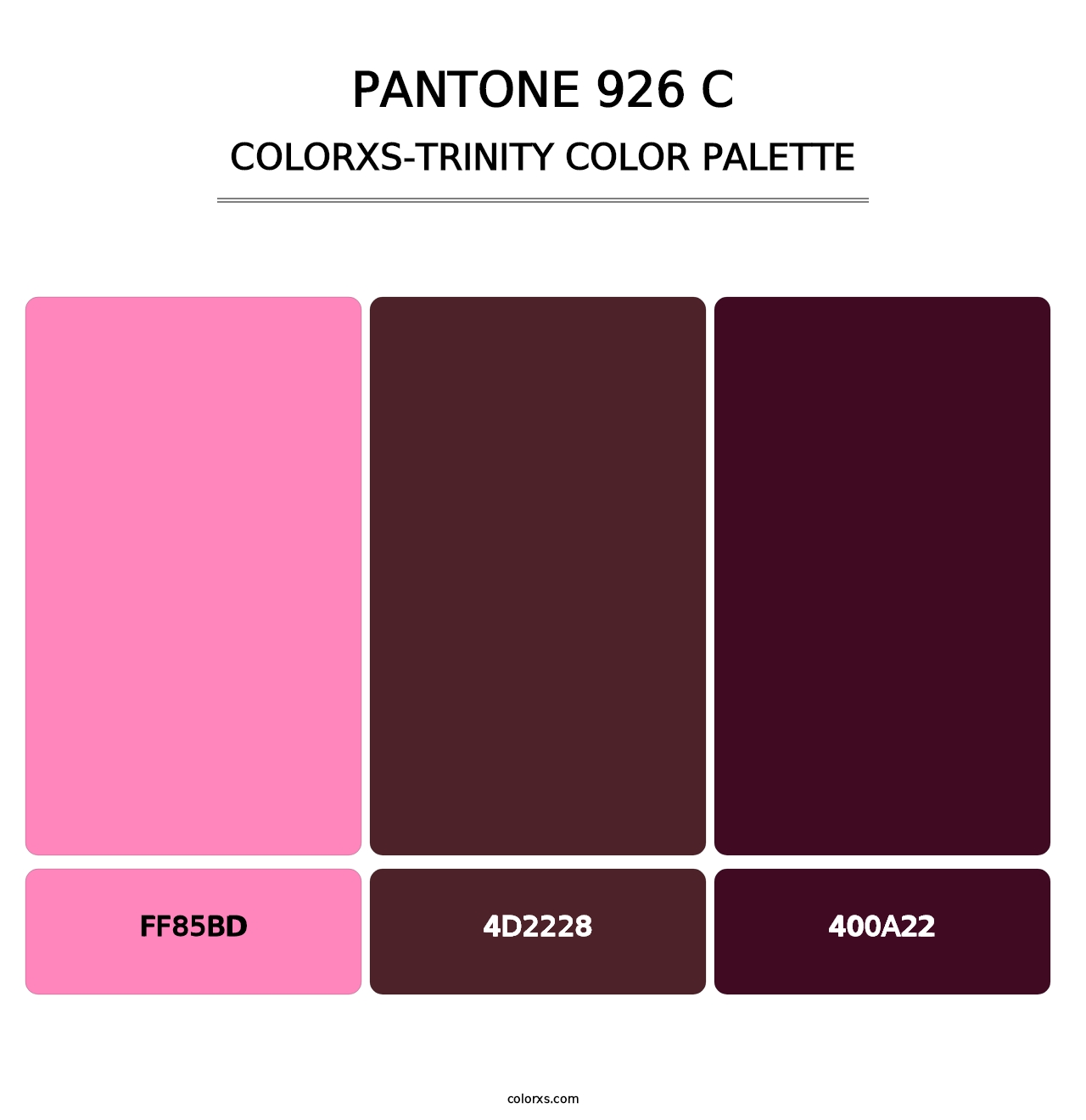 PANTONE 926 C - Colorxs Trinity Palette