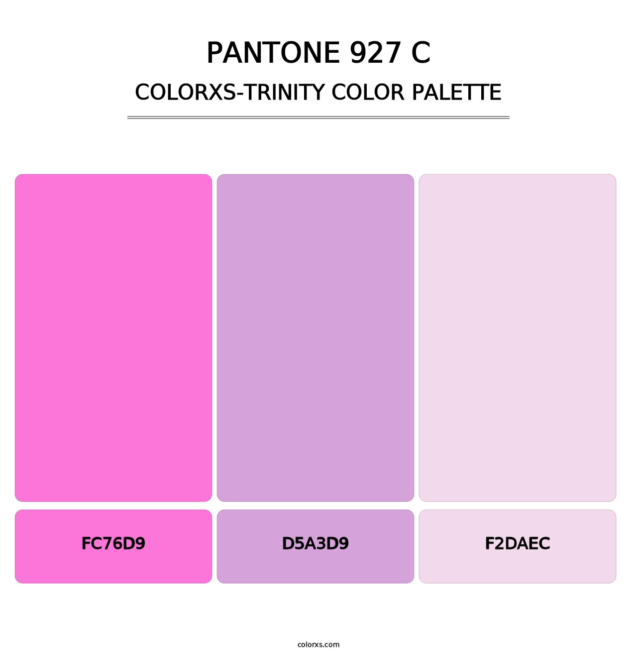 PANTONE 927 C - Colorxs Trinity Palette
