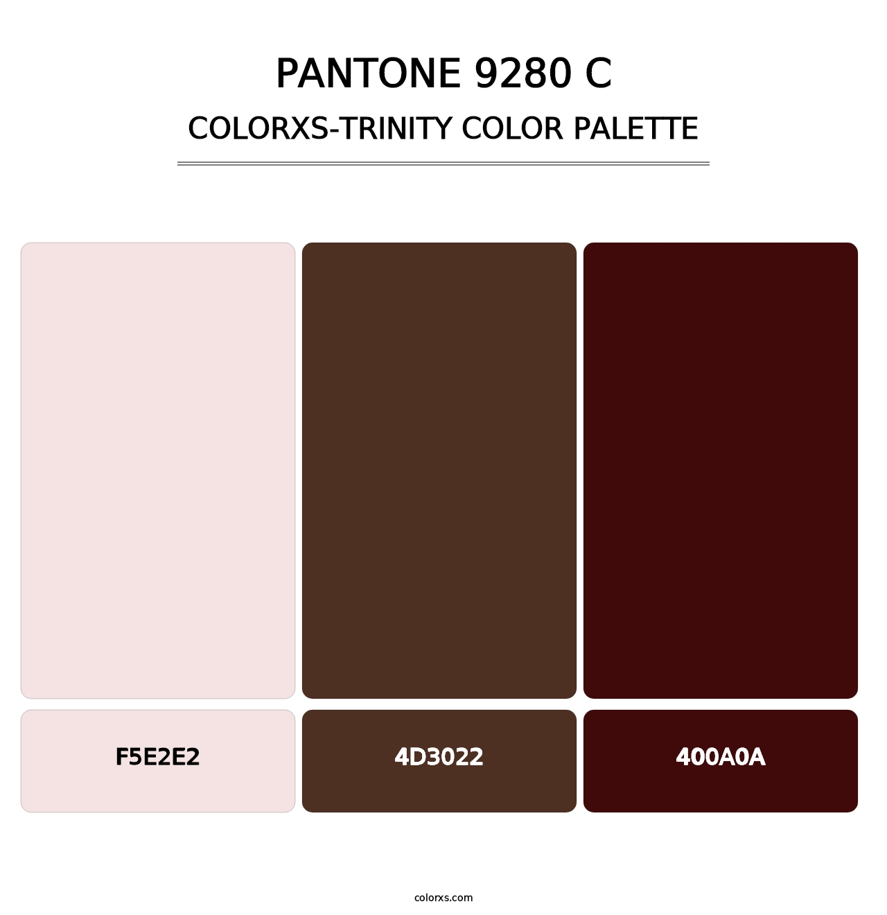PANTONE 9280 C - Colorxs Trinity Palette