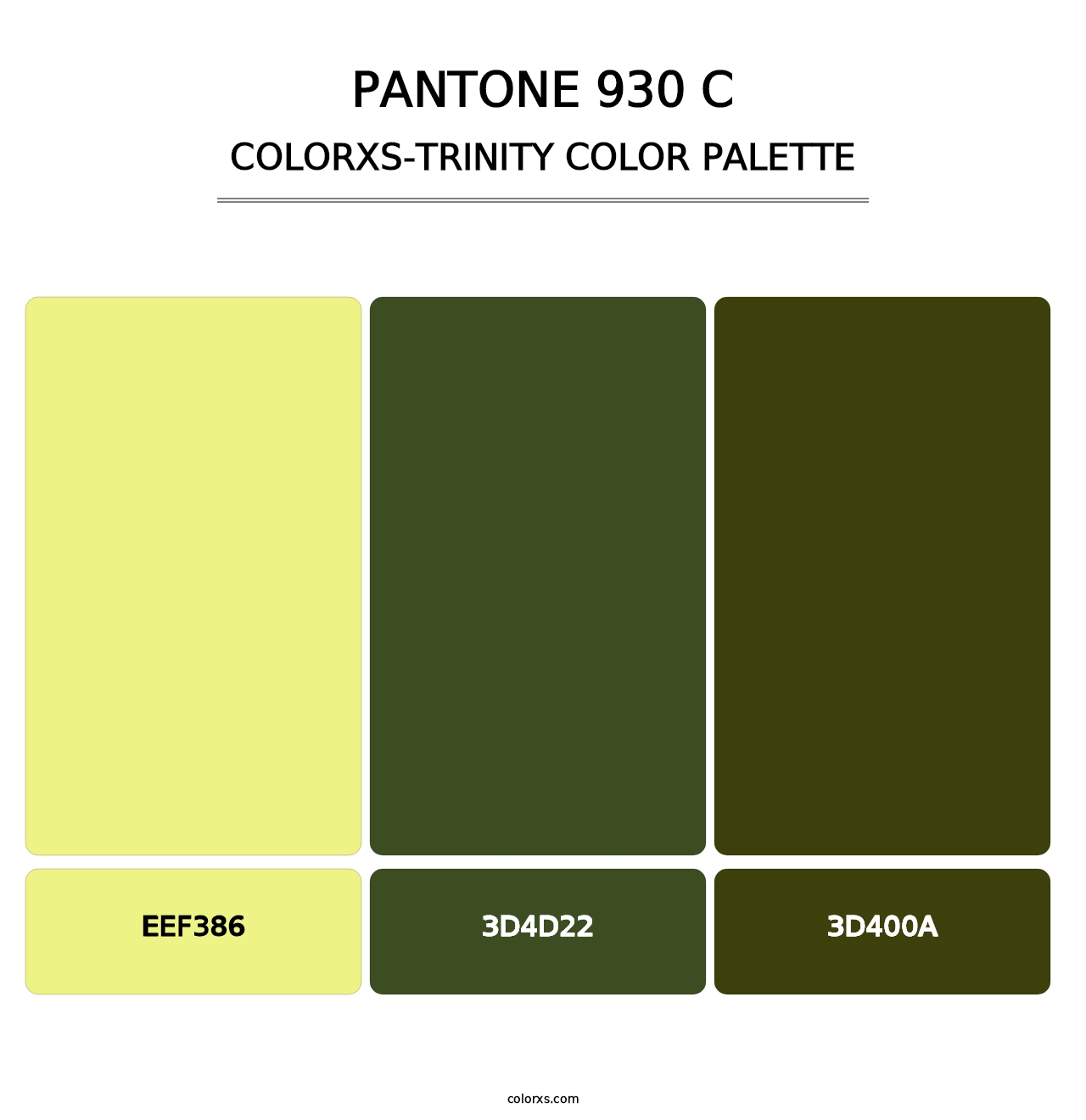 PANTONE 930 C - Colorxs Trinity Palette