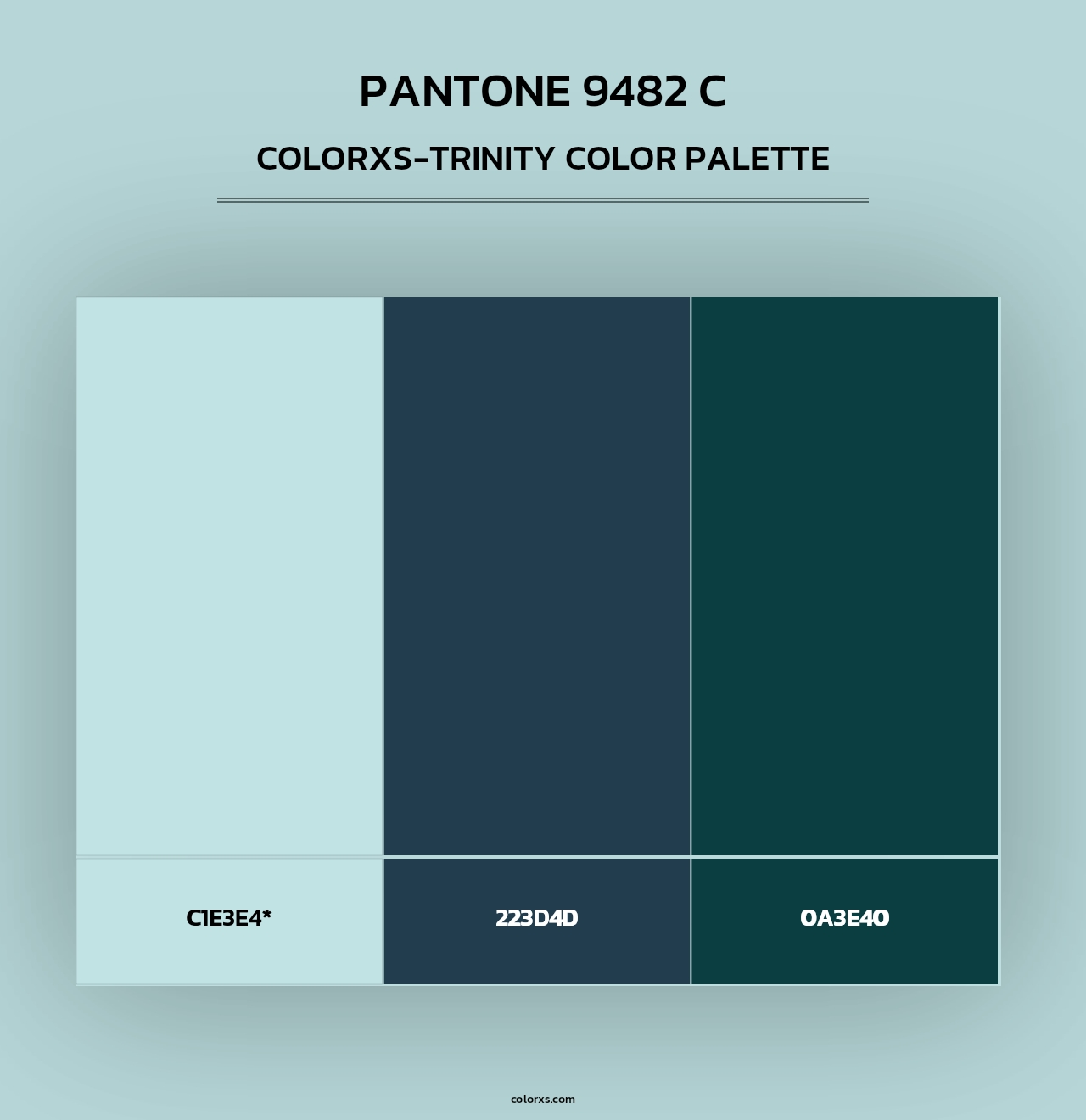 PANTONE 9482 C - Colorxs Trinity Palette