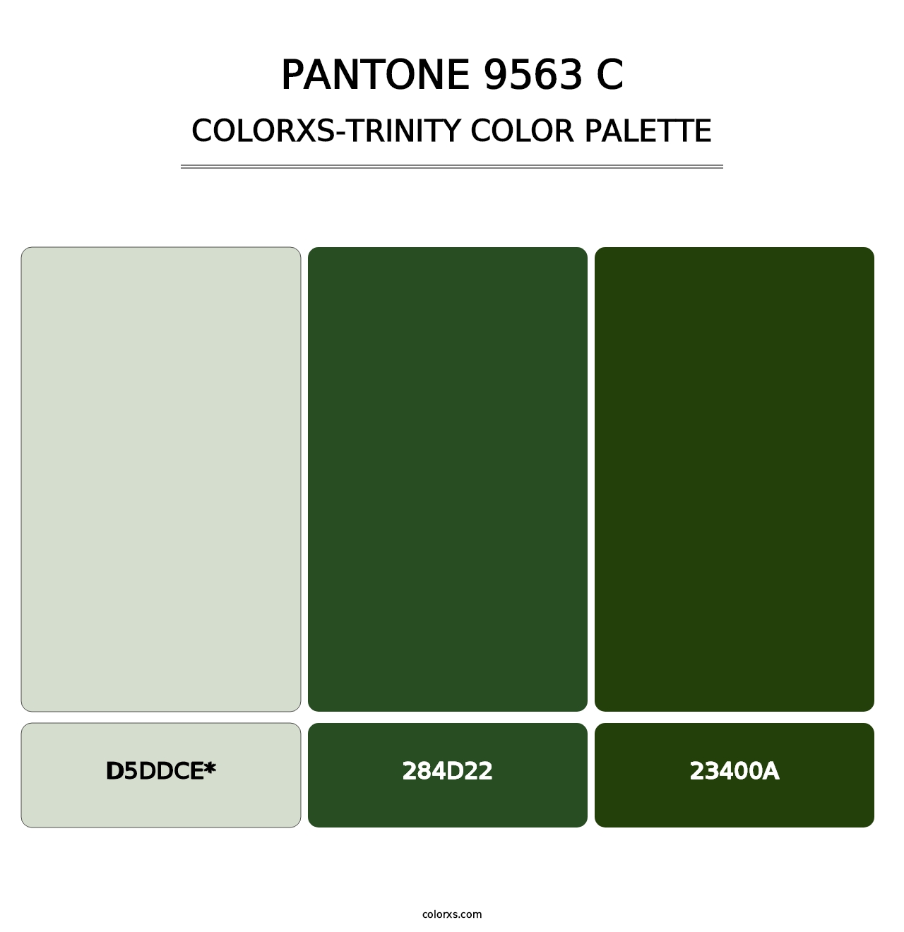 PANTONE 9563 C - Colorxs Trinity Palette