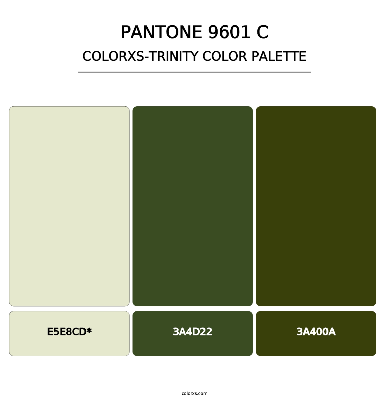 PANTONE 9601 C - Colorxs Trinity Palette