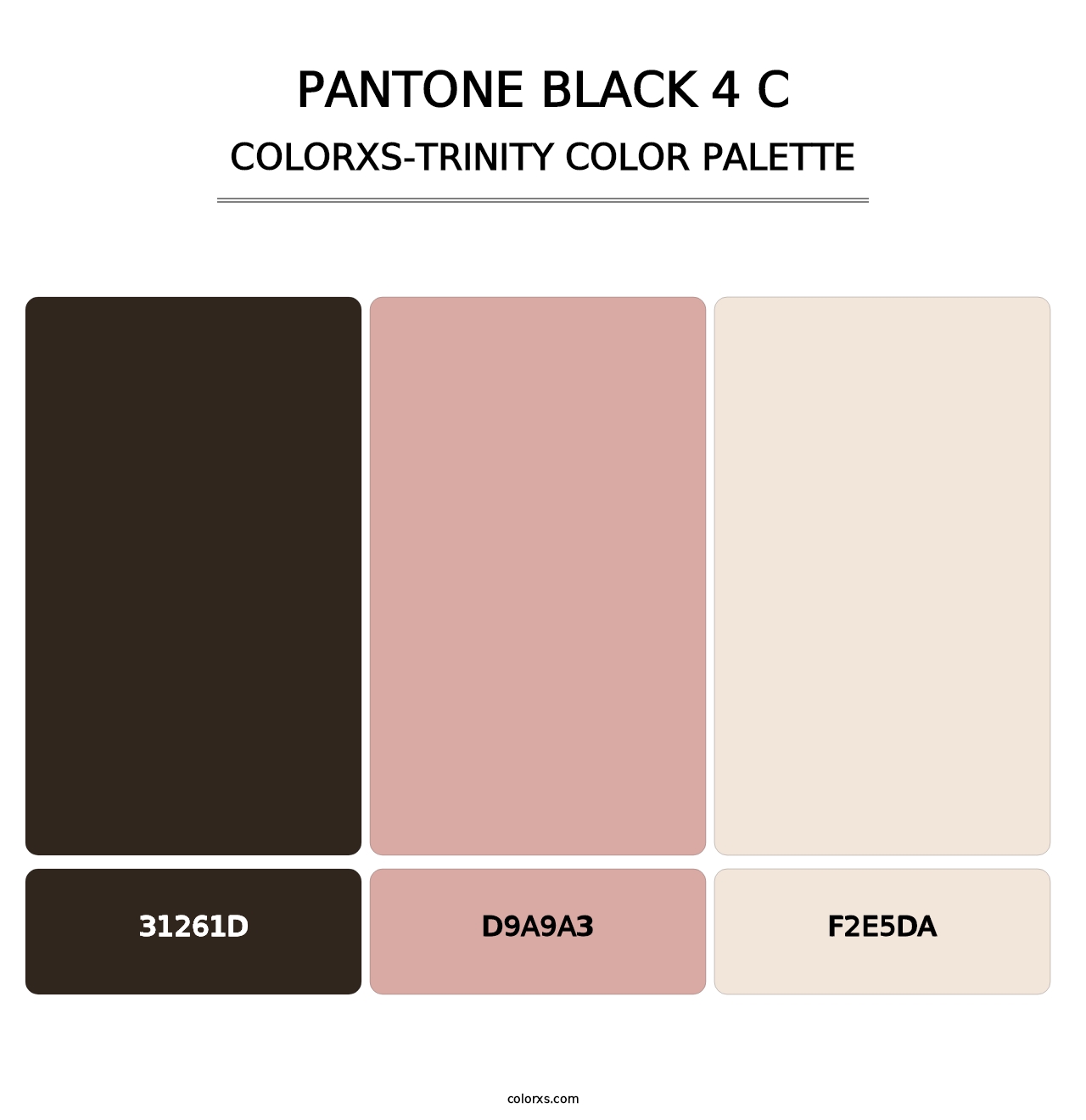 PANTONE Black 4 C - Colorxs Trinity Palette