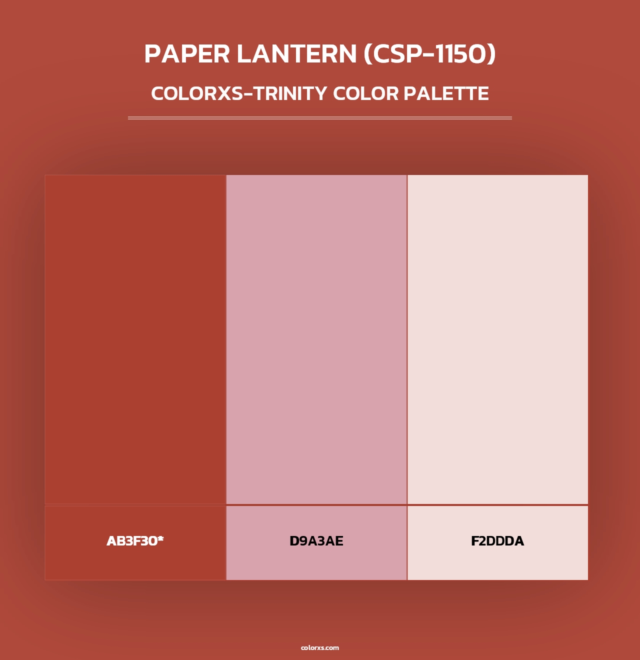 Paper Lantern (CSP-1150) - Colorxs Trinity Palette