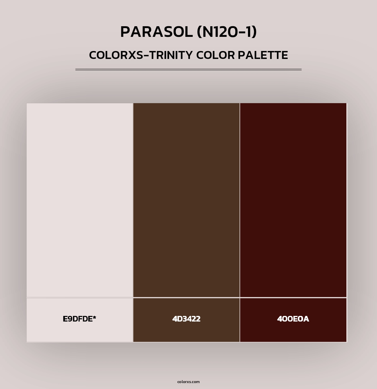 Parasol (N120-1) - Colorxs Trinity Palette
