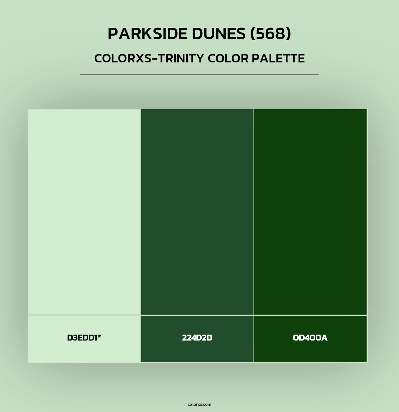 Parkside Dunes (568) - Colorxs Trinity Palette