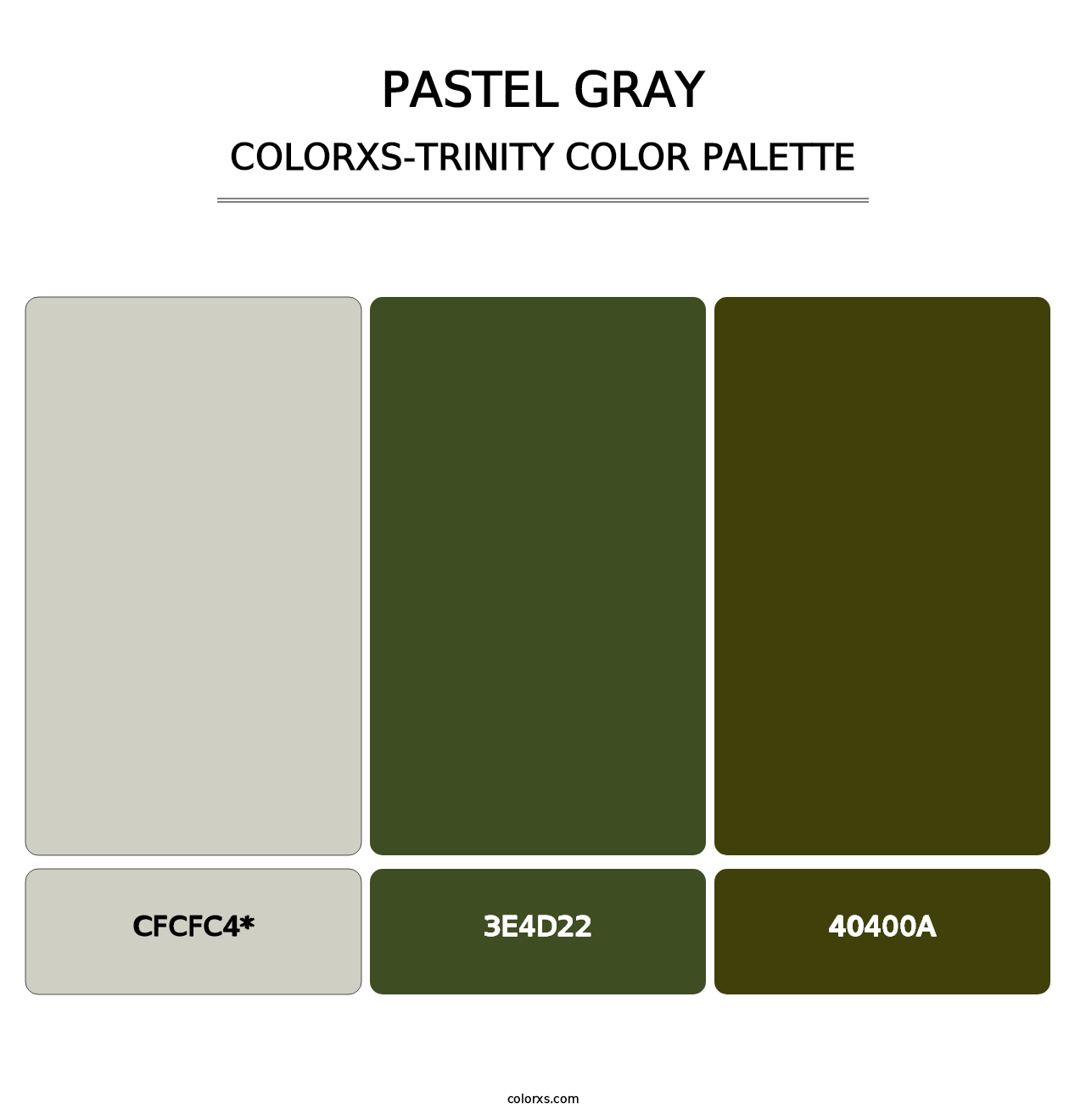 Pastel Gray - Colorxs Trinity Palette