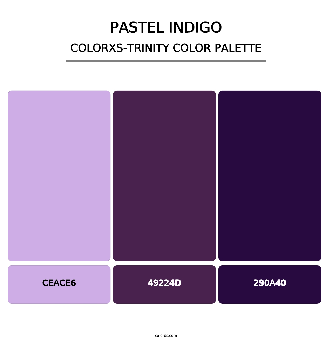 Pastel Indigo - Colorxs Trinity Palette