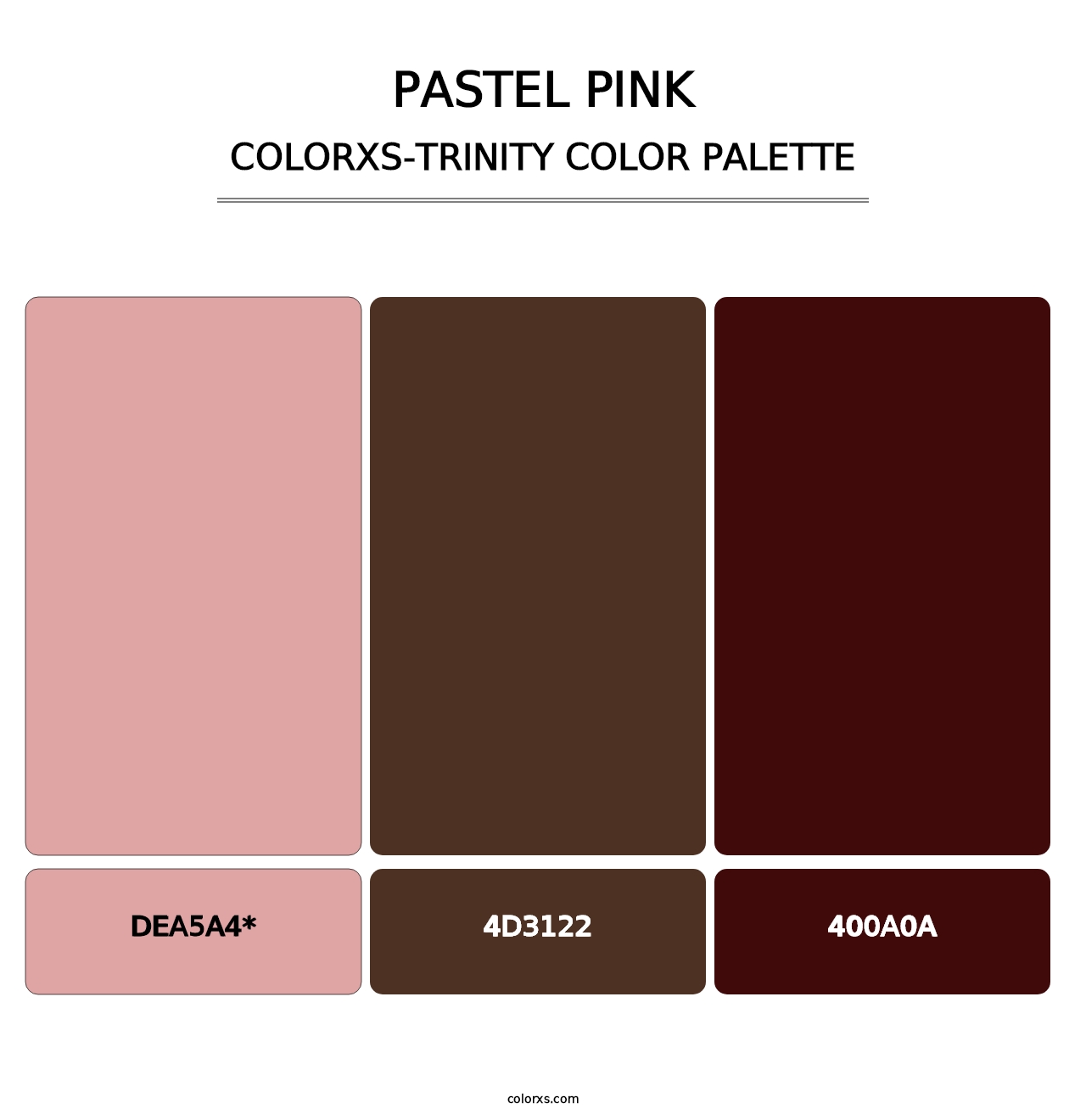 Pastel Pink - Colorxs Trinity Palette