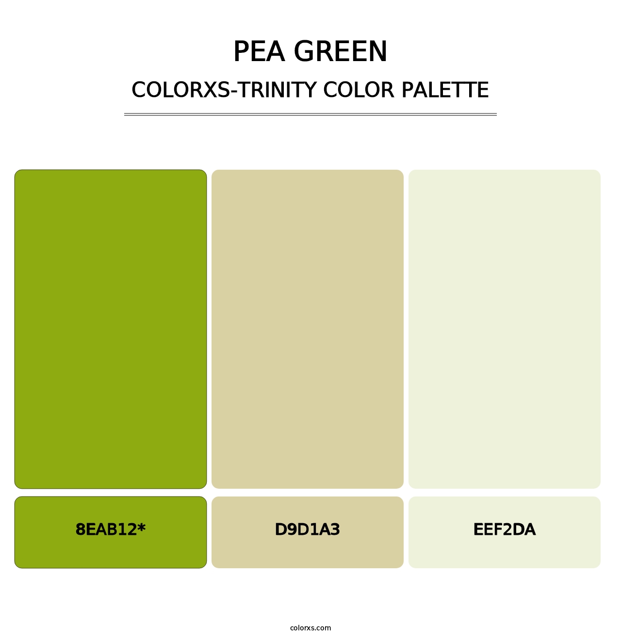 Pea Green - Colorxs Trinity Palette