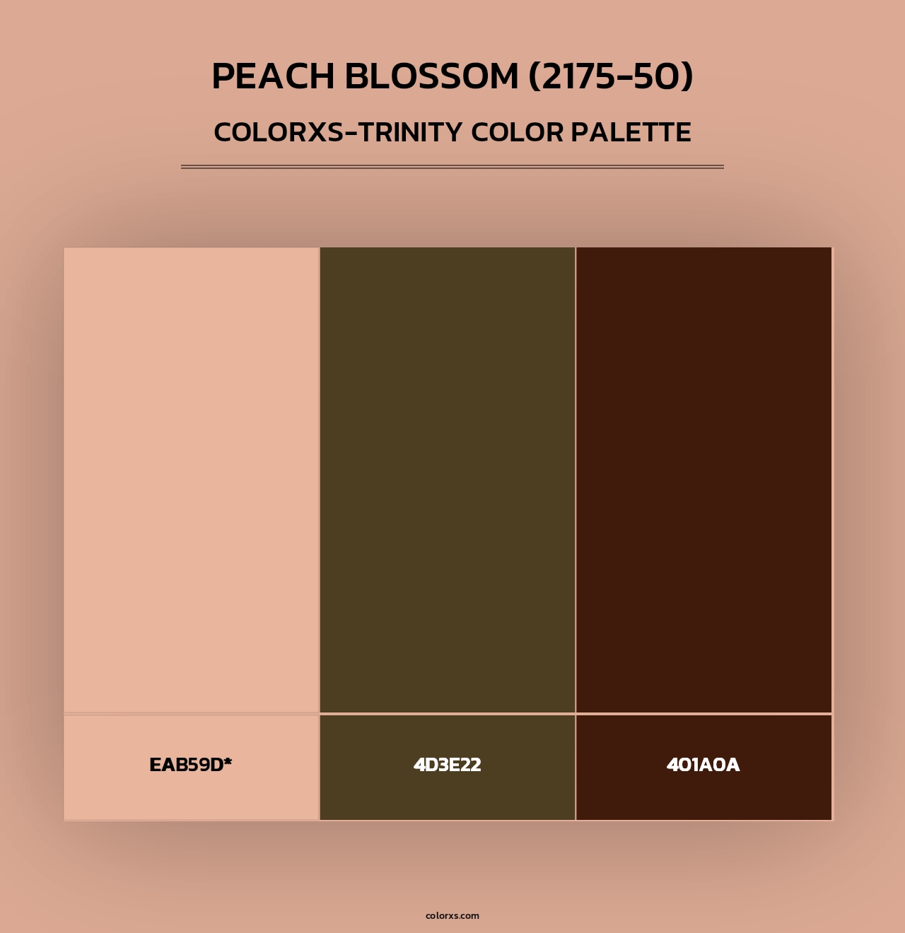 Peach Blossom (2175-50) - Colorxs Trinity Palette