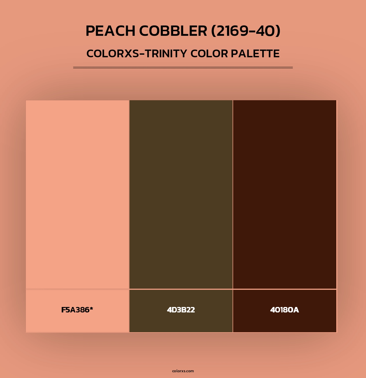 Peach Cobbler (2169-40) - Colorxs Trinity Palette