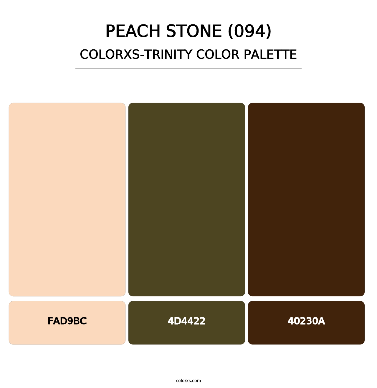 Peach Stone (094) - Colorxs Trinity Palette