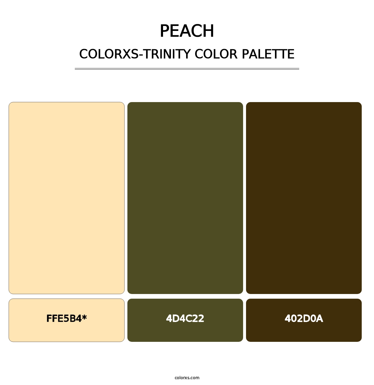 Peach - Colorxs Trinity Palette