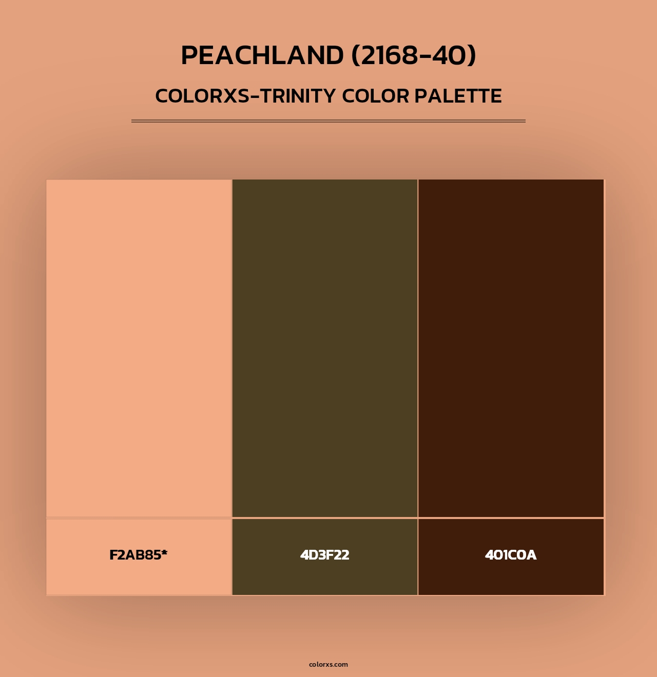 Peachland (2168-40) - Colorxs Trinity Palette