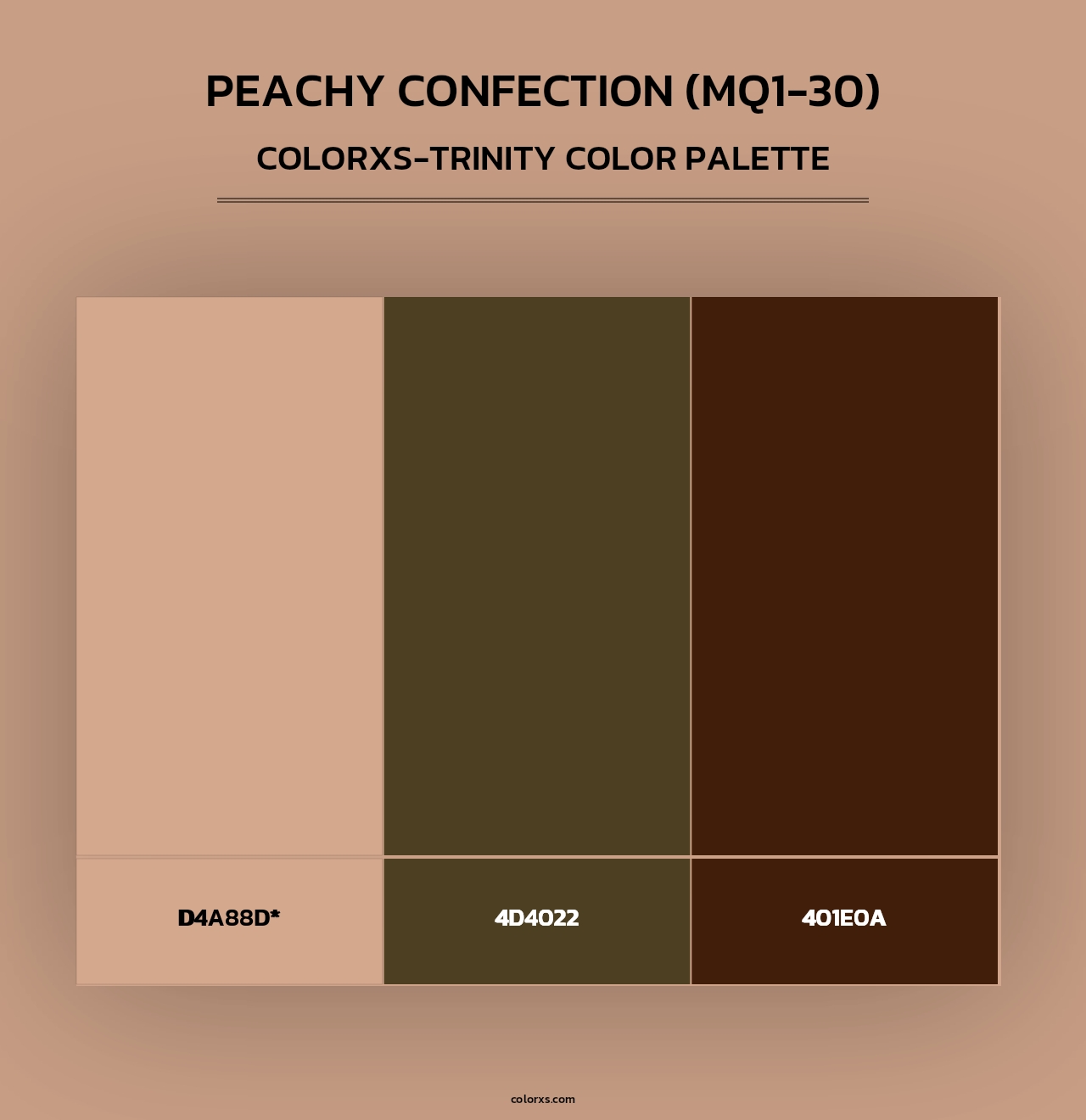 Peachy Confection (MQ1-30) - Colorxs Trinity Palette