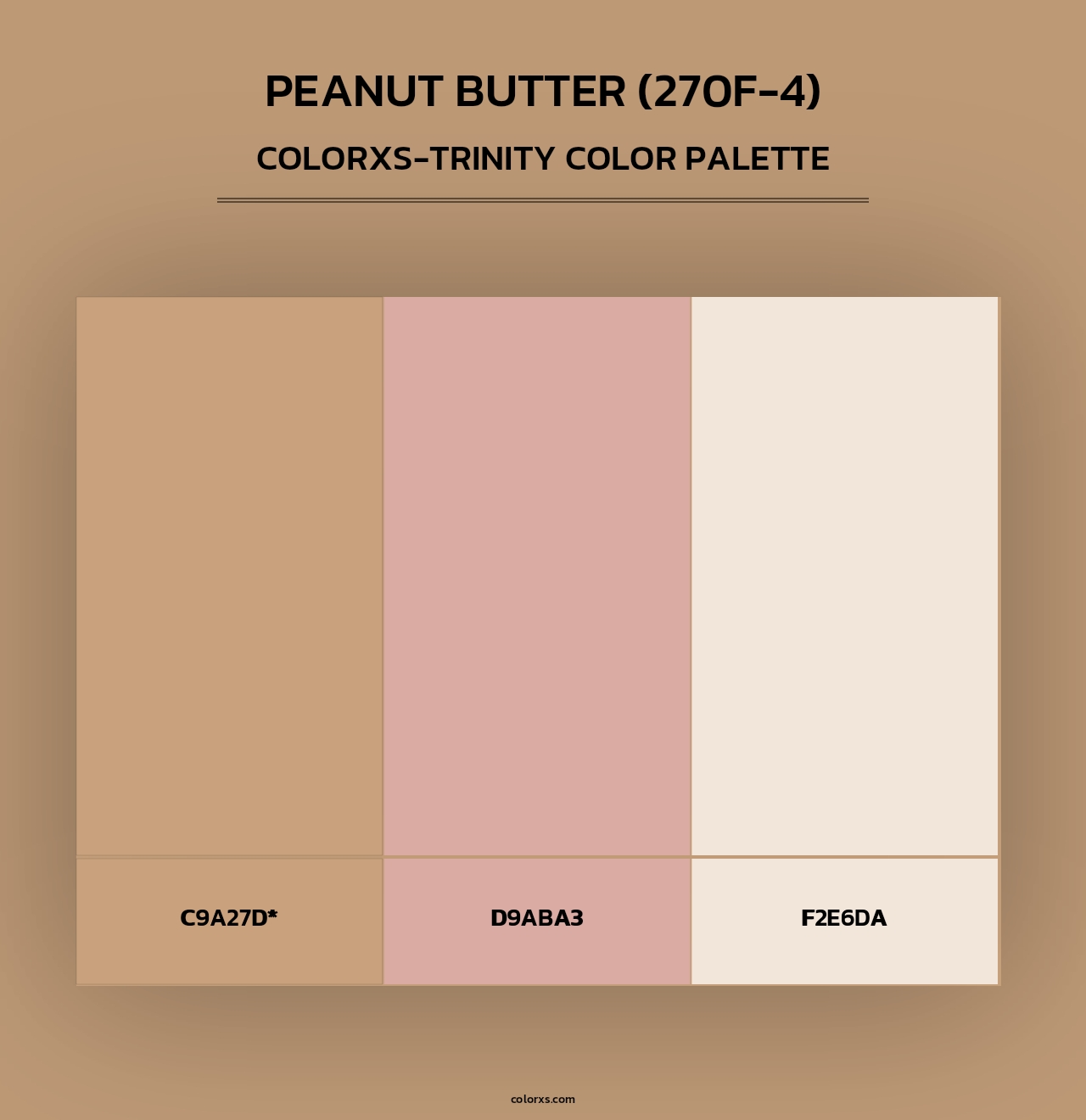 Peanut Butter (270F-4) - Colorxs Trinity Palette