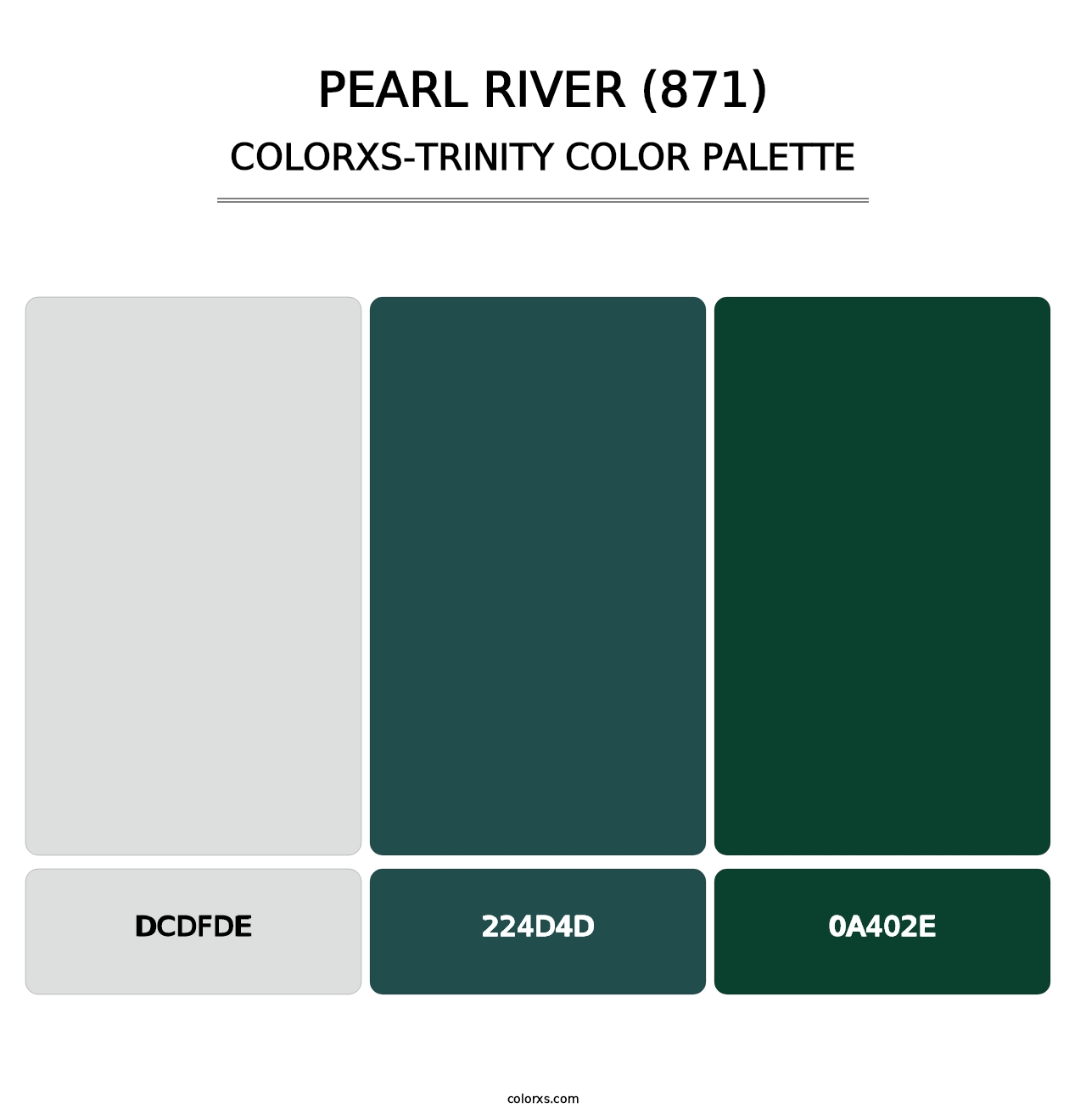 Pearl River (871) - Colorxs Trinity Palette