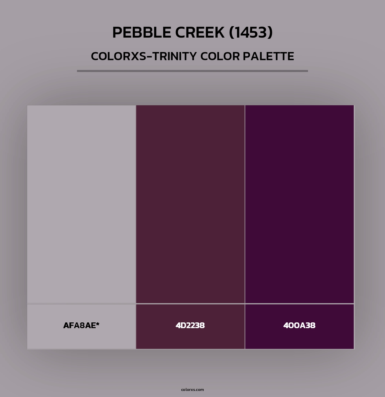 Pebble Creek (1453) - Colorxs Trinity Palette