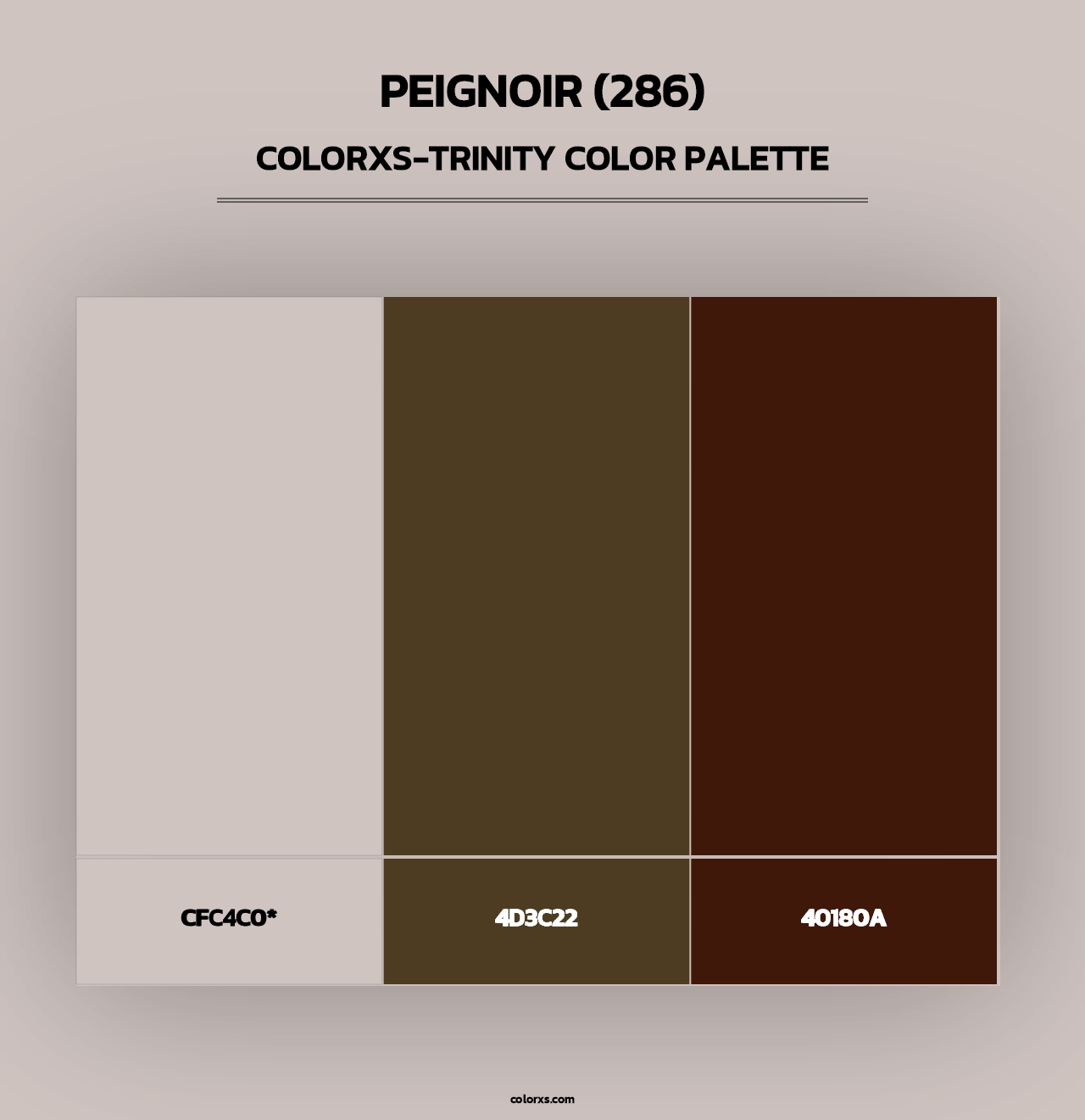 Peignoir (286) - Colorxs Trinity Palette