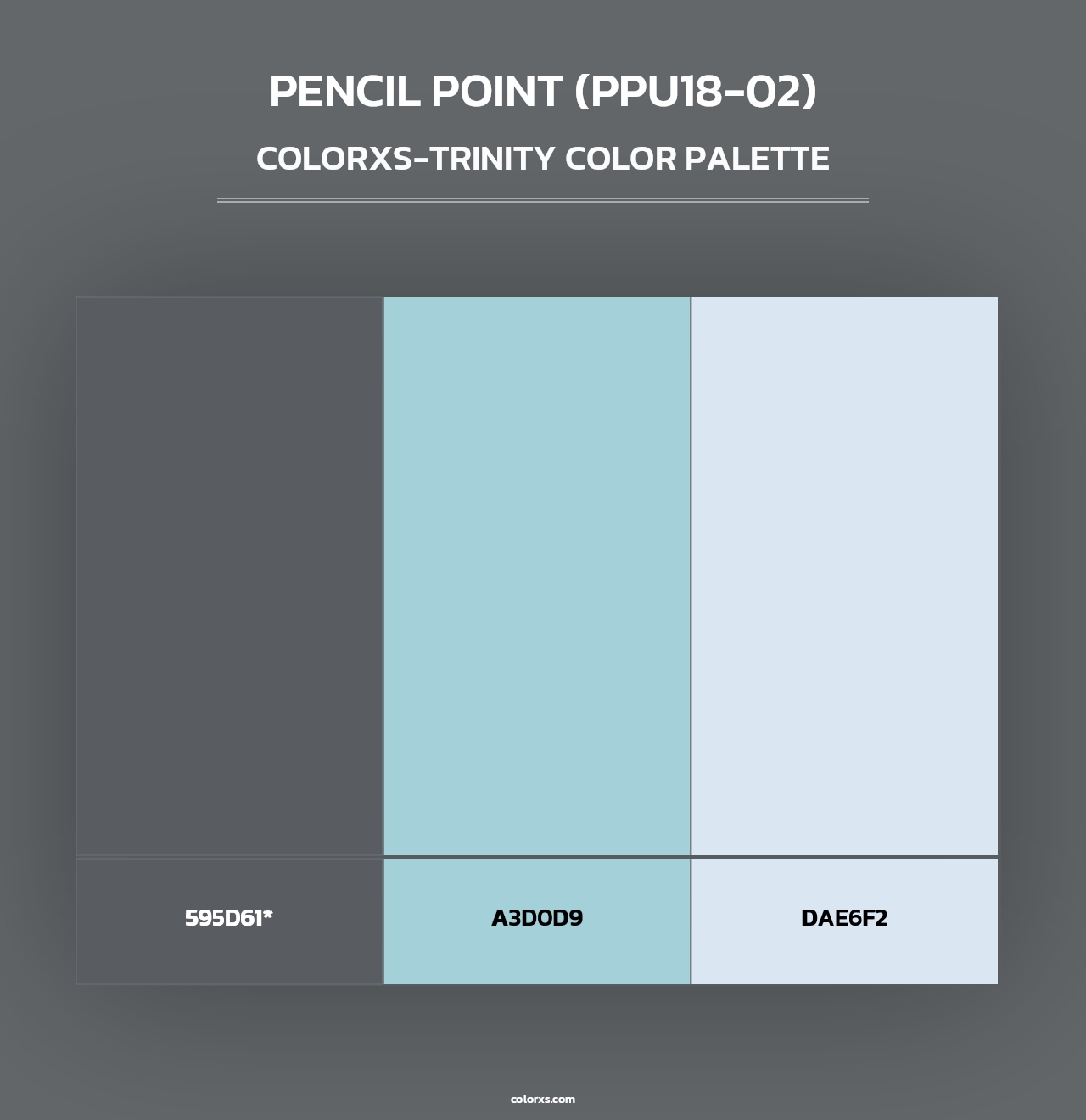 Pencil Point (PPU18-02) - Colorxs Trinity Palette