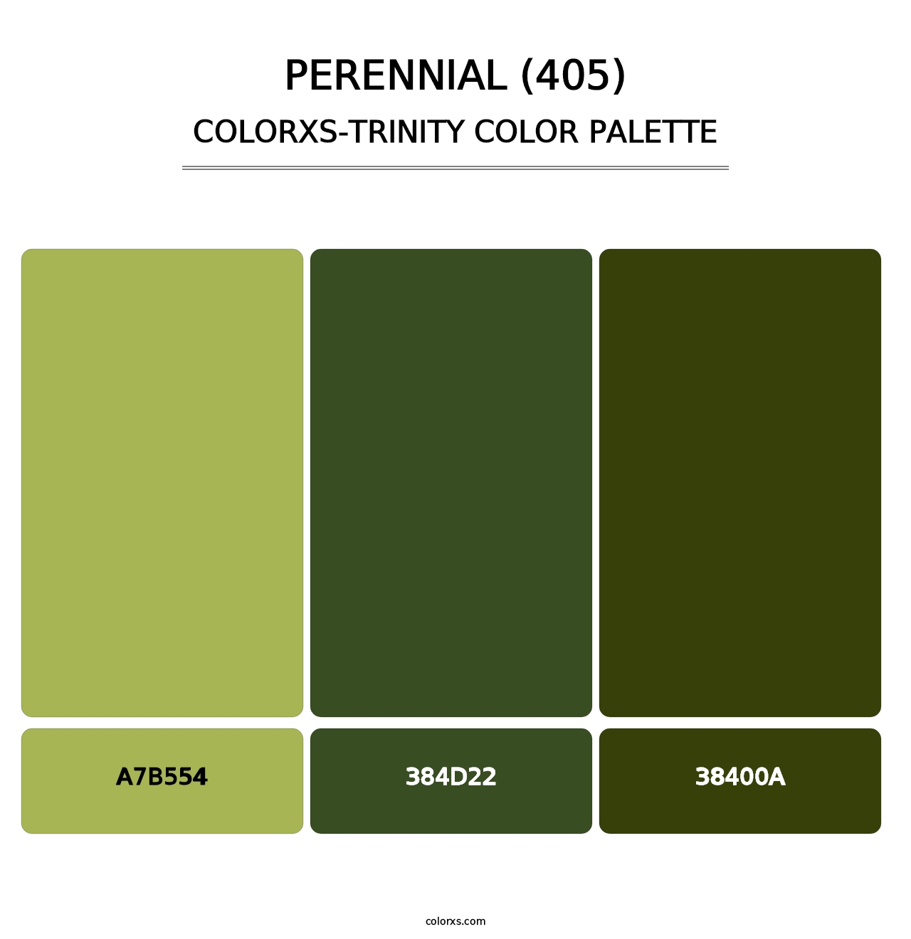 Perennial (405) - Colorxs Trinity Palette
