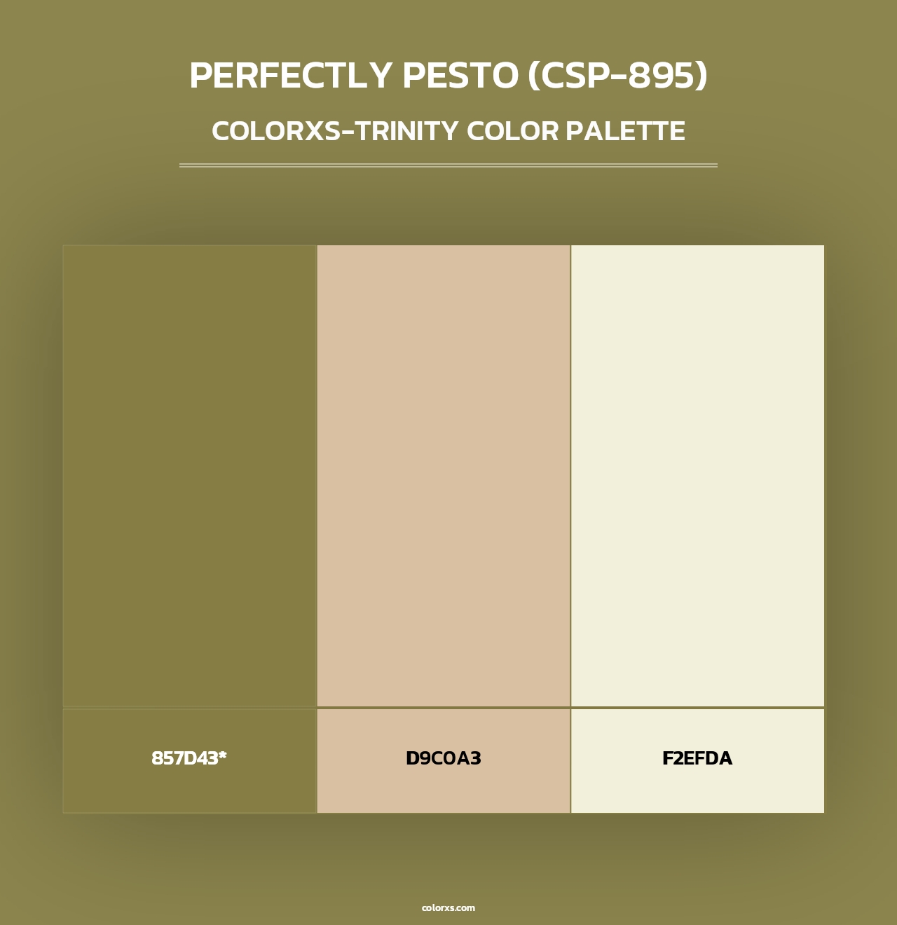Perfectly Pesto (CSP-895) - Colorxs Trinity Palette